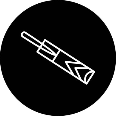 Bir kalem simgesinin vektör illüstrasyonu