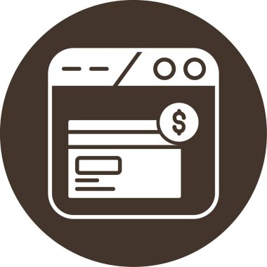 Paralı kredi kartı, vektör illüstrasyonu