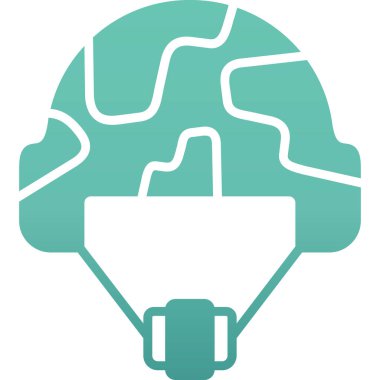 Beyin fikri zihin simgesi