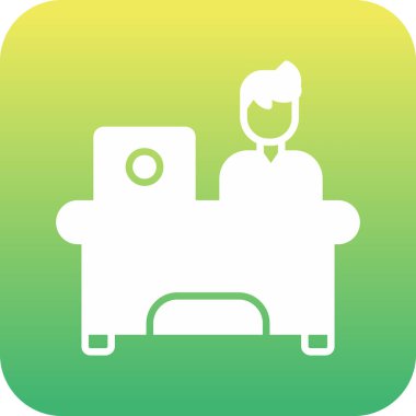 Otel simgesi vektör illüstrasyonu