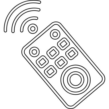 Beyaz arkaplanda izole edilmiş ana hatlı wifi simgesi. internet sembolü illüstrasyonu.
