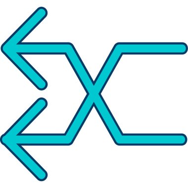 ok vektör çizgisi simgesi tasarımı