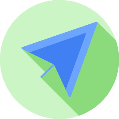 Mesaj var. Web simgesi basit illüstrasyon