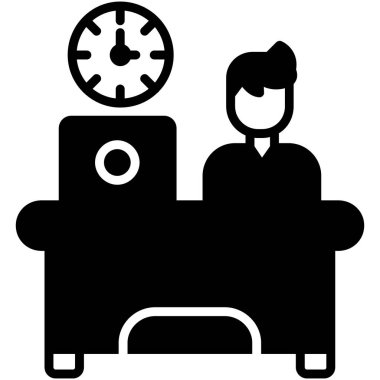 Televizyon izleyen bir kişinin vektör illüstrasyonu