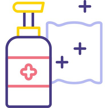 şişe simgesi vektör illüstrasyonu