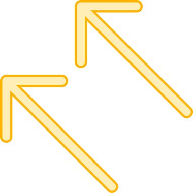 Yön okları simge vektör çizim