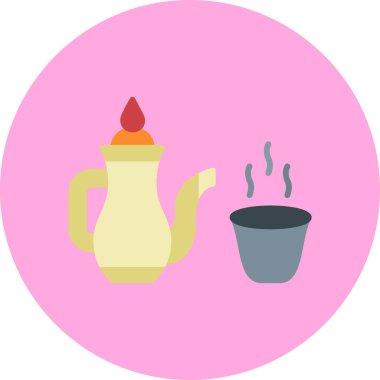 Çay simge vektör çizim