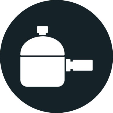 Gaz tankı simgesinin vektör illüstrasyonu