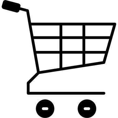 Alışveriş arabası. Basit tasarım