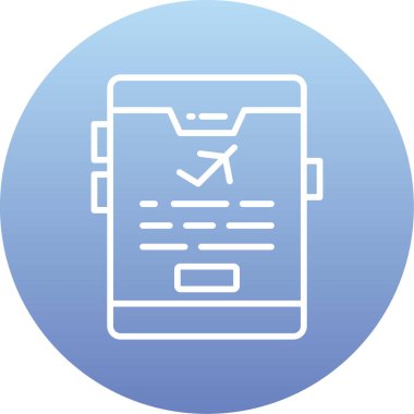 vektör Belgesi simgesi, basit vektör illüstrasyonu