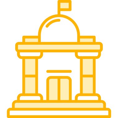 Bina. Web simgesi basit tasarım