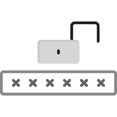 Tuşlu bilgisayar klavyesi. düz biçim.