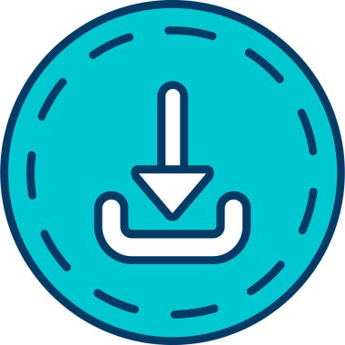 ok simgesi vektör illüstrasyonu