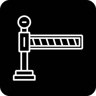 Modern oto tamir simgesinin vektör illüstrasyonu