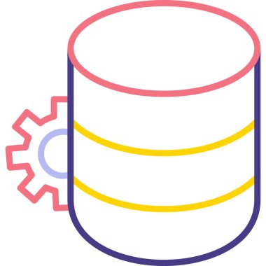 Dişliler. Web simgesi basit tasarım