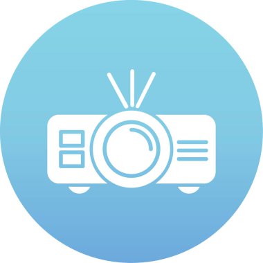 Modern b 'nin vektör illüstrasyonu radyo simgesinden yoksundur.