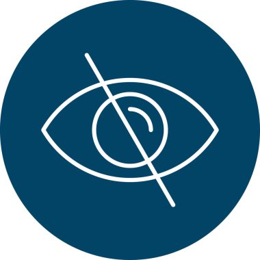 Göz simgesi. vektör illüstrasyonu