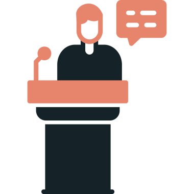 İnsanların vektör illüstrasyonu ve iletişim simgesi