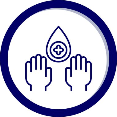 Su damlası vektör simgesi. biçim iki renkli düz simge, yuvarlak açılar ve mavi renkler, beyaz arkaplan.