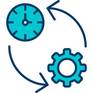 Teçhizat Web simgesi basit illüstrasyon