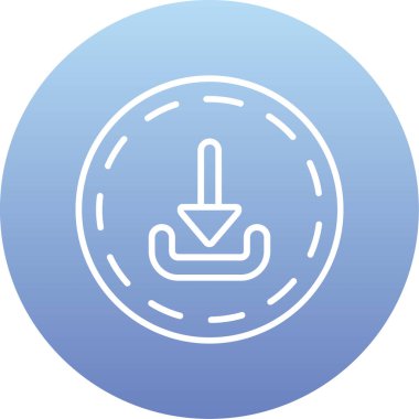 Bir ışık simgesinin vektör illüstrasyonu