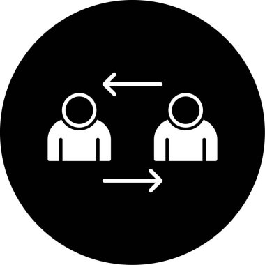 İş ve finans simgesinin vektör illüstrasyonu