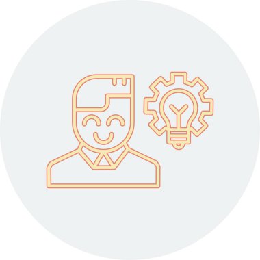 Modern simgenin vektör illüstrasyonu