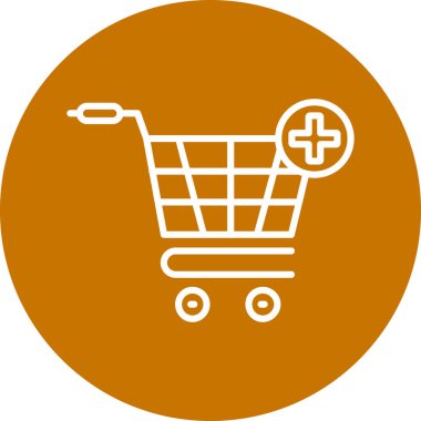 Moda tarzında izole edilmiş arkaplan simgesi