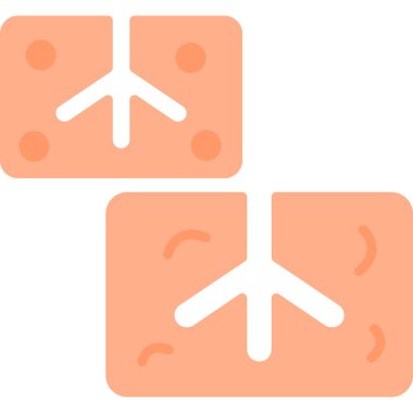 Düz stil hava aracı simgesi