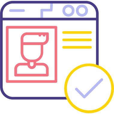 seo modern simgesinin vektör illüstrasyonu