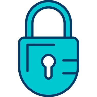 ikon vektör illüstrasyonunu kilitle