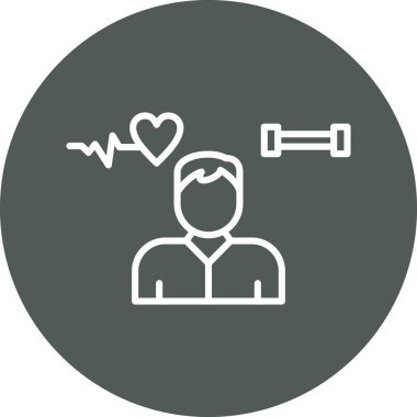 İnsan simgesinin vektör illüstrasyonu