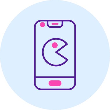 - Telefon. Web simgesi basit illüstrasyon