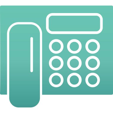 Hesap makinesi simgesi. vektör illüstrasyonu