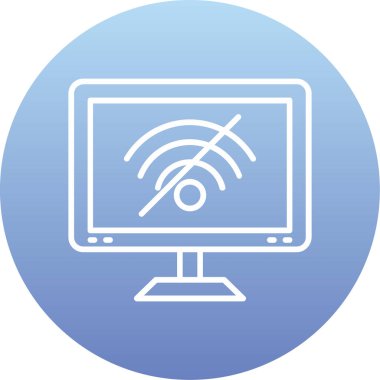 Bilgisayar monitörü. resimleme tasarımı