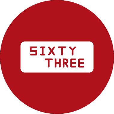 Beyaz arkaplanda 5 işareti