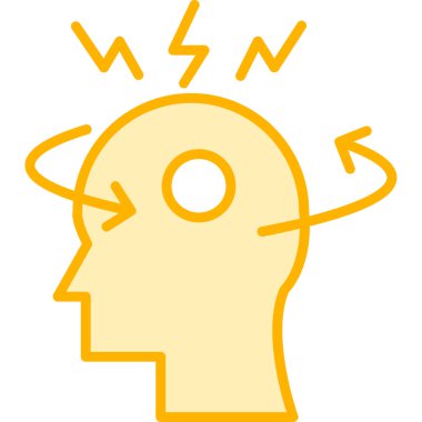 Bir fikrim var. Web simgesi basit illüstrasyon