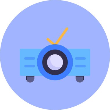 Kamera. Web simgesi basit illüstrasyon