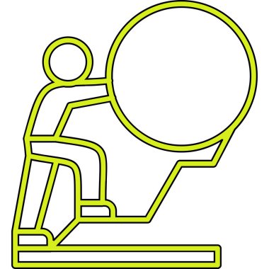 egzersiz jimnastik ikonu