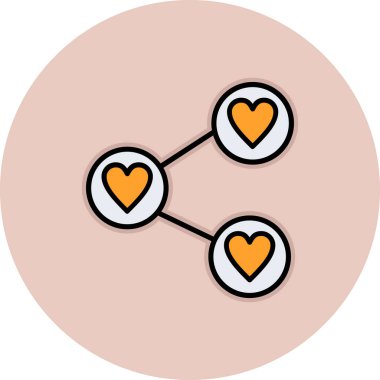 Sosyal medya ikonu. vektör illüstrasyonu