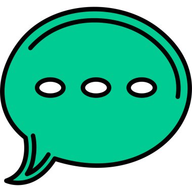 balon simgesi, vektör illüstrasyonu