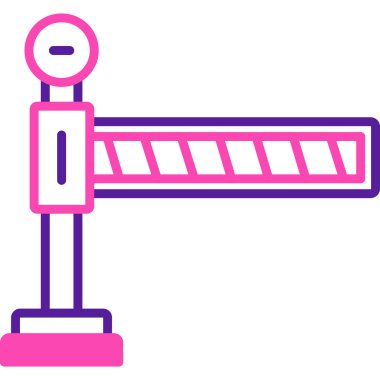 bariyerin vektör illüstrasyonu