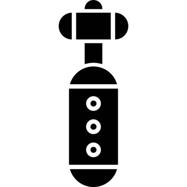 robot. Web simgesi basit illüstrasyon