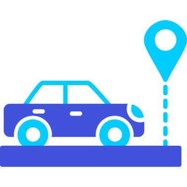 Taksi kutsal kişilerin resmi, vektör çizim