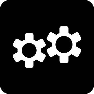 Ayarları web simgesi, vektör çizim