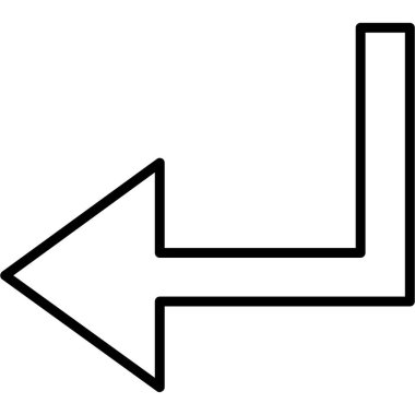 Ok. Web simgesi basit illüstrasyon