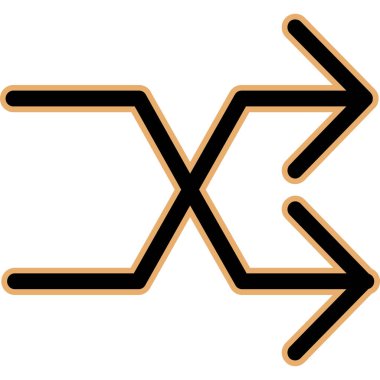 ok simgesi vektör illüstrasyonu