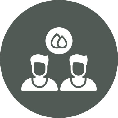 Ellerindeki basit ve güzel kadınların vektör illüstrasyonu