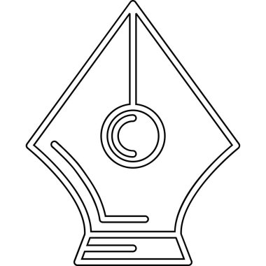 pusula simgesini dış hat biçiminde pusula simgesi