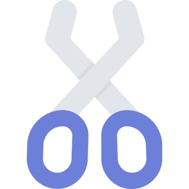 makas simgesi vektör illüstrasyonu